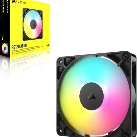 CORSAIR RS120 ARGB 120mm PWM Fan - Single - Zapcart Technology Qatar