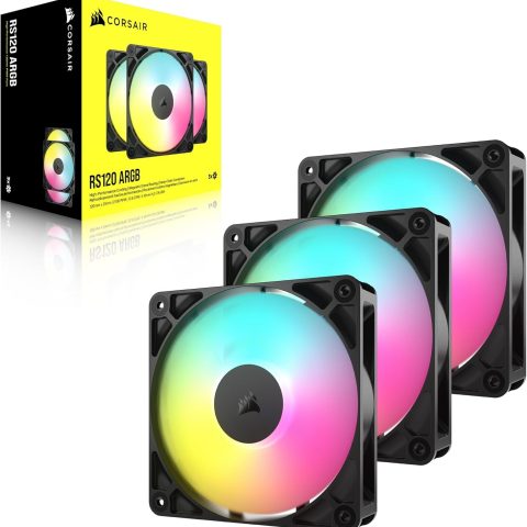 CORSAIR RS120 ARGB 120mm PWM Fans - Triple Pack - Zapcart Technology Qatar