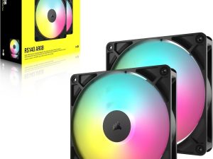 CORSAIR RS140 ARGB 140mm PWM Fans - Dual Pack - Zapcart Technology Qatar