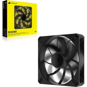 CORSAIR RS140 MAX 140mm PWM Thick Single Fan - Single/ Triple Pack - Zapcart Technology Qatar