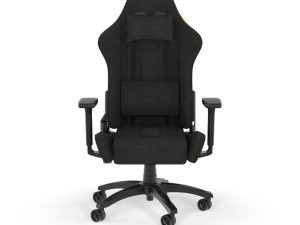CORSAIR TC100 RELAXED - Fabric Gaming Chair, Black/Black (CF-9010051-WW) - Zapcart Technology Qatar