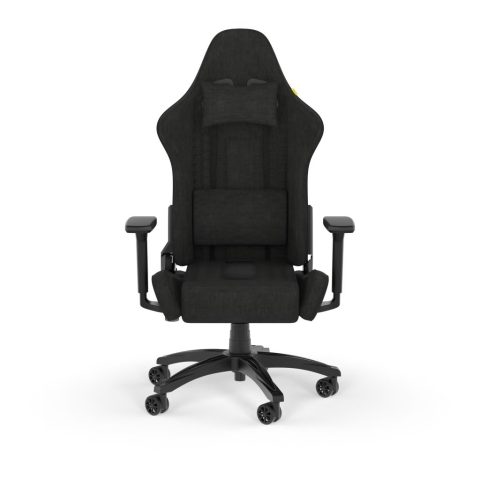 CORSAIR TC100 RELAXED - Fabric Gaming Chair, Black/Black (CF-9010051-WW) - Zapcart Technology Qatar