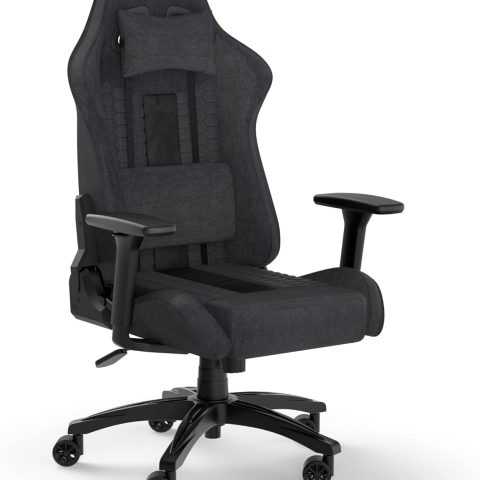 CORSAIR TC100 RELAXED - Fabric Gaming Chair, Black/Grey (CF-9010052-WW) - Zapcart Technology Qatar