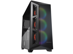 COUGAR DARK BLADER X5 RGB Mid Tower ATX PC Case (with pre-installed B VK120 fans x 3) - Zapcart Technology Qatar