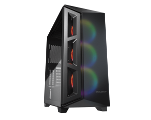 COUGAR DARK BLADER X5 RGB Mid Tower ATX PC Case (with pre-installed B VK120 fans x 3) - Zapcart Technology Qatar