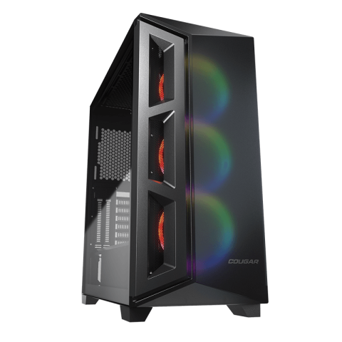 COUGAR DARK BLADER X5 RGB Mid Tower ATX PC Case (with pre-installed B VK120 fans x 3) - Zapcart Technology Qatar