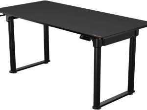 COUGAR Gaming E-GRAV 160 Electric Gaming Desk (Adjustable Height, Dual Motor, Carbon Fibre Surface, Integrated Cable Management, Full Surface Mouse Pad, 160 x 75 cm) - Zapcart Technology Qatar