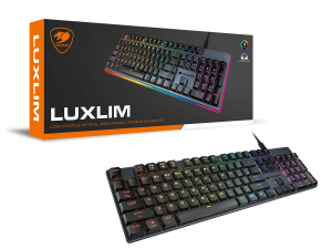 COUGAR LUXLIM Aluminum RGB Scissor-Switch Keyboard - Zapcart Technology Qatar