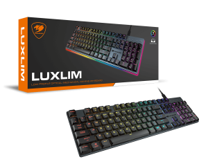 COUGAR LUXLIM Aluminum RGB Scissor-Switch Keyboard - Zapcart Technology Qatar