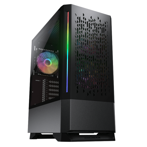COUGAR MX430 AIR RGB Premium ATX PC Case (with pre-installed aRGB Fan x 3) - Zapcart Technology Qatar