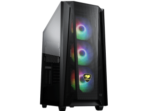 COUGAR MX660 MESH RGB-L Mid Tower ATX PC Case (with 3pcs preinstalled aRGB fans, with aRGB hub) - Zapcart Technology Qatar