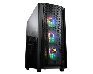 COUGAR MX660 MESH RGB-L Mid Tower ATX PC Case (with 3pcs preinstalled aRGB fans, with aRGB hub) - Zapcart Technology Qatar