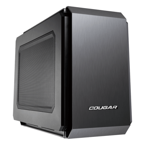 COUGAR QBX Premium Mini-ITX PC Case (with pre-installed Black Fan x 2) - Zapcart Technology Qatar