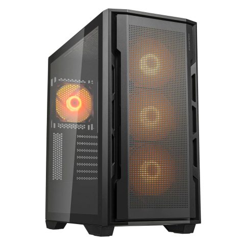COUGAR UNIFACE MINI RGB Premium Micro-ATX PC Case (with pre-installed 1400mm Fan x2, 120mm x1) - Zapcart Technology Qatar