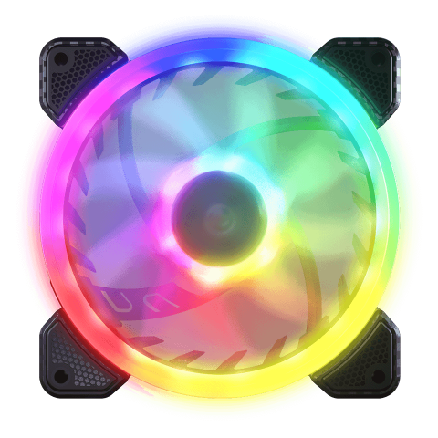 COUGAR VORTEX VX120 PWM ARGB Case Fan with Dynamic HDB Rearing - Zapcart Technology Qatar
