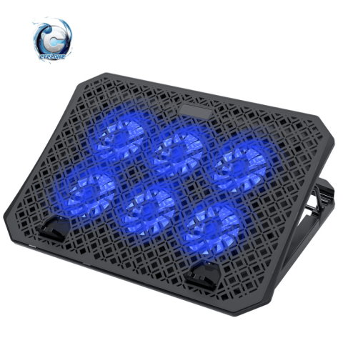 CYCLONE AICHESON Laptop Cooler Pad with 6 Cooling Fans - Zapcart Technology Qatar