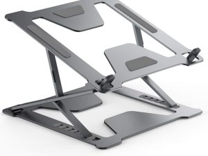 CYCLONE LAPTOP STAND (F012 Aluminium) Double Layer Notebook Stand - Zapcart Technology Qatar