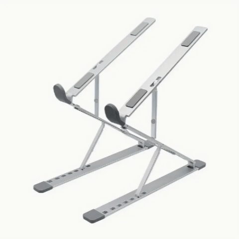 CYCLONE LAPTOP STAND (N8-Aluminium) Double Layers - Zapcart Technology Qatar