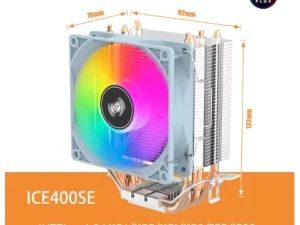 DarkFlash Aigo ICE 400 SE Air CPU Cooler Cooling Fan Quiet Ventilador 4 Heat Pipes Radiator For Intel LGA 115X 1700 775 1200 AMD AM3 AM4 AM5 - Zapcart Technology Qatar
