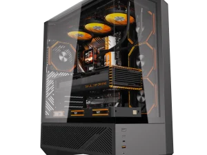 DarkFlash ARCEE DY460 LUXURY ATX PC CASE (Casing with 4pcs DM20 PWM ARGB Fans & 6 Ports ARGB Hub) - Zapcart Technology Qatar
