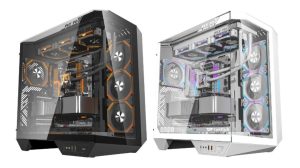 DarkFlash ARCEE DY470 DUAL CHAMBER ATX PC CASE (Casing with 4pcs DM20 PWM ARGB Fans & 6 Ports ARGB Hub) - Zapcart Technology Qatar