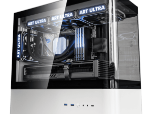 DarkFlash ART ULTRA HM1 ARTISTIC ATX PC CASE (Casing with 4pcs DM20 PWM ARGB Fans & 6 Ports ARGB Hub) - Zapcart Technology Qatar