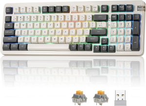 DarkFlash DF98 TRI MODE RGB MECHANICAL KEYBOARD - Zapcart Technology Qatar