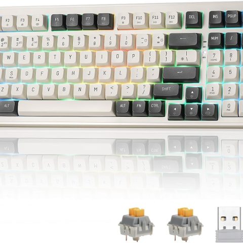 DarkFlash DF98 TRI MODE RGB MECHANICAL KEYBOARD - Zapcart Technology Qatar