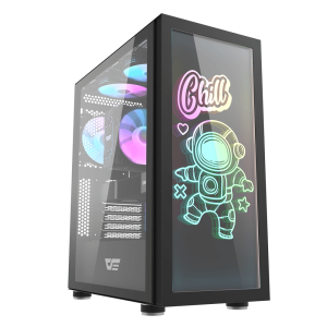 DarkFlash DK210 Grafitti LUXURY ATX PC CASE - Zapcart Technology Qatar