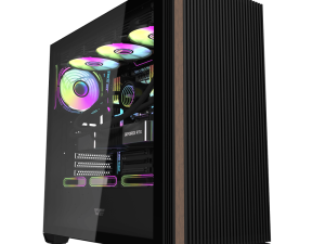 DarkFlash DS900WS WOOD STRIPE MESH ATX PC CASE - Zapcart Technology Qatar
