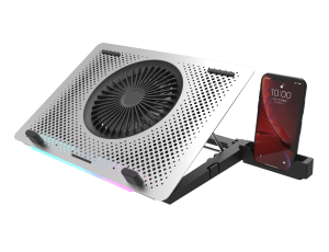 DarkFlash G200 Plus LIGHTSTRIP LAPTOP COOLER - SILVER - Zapcart Technology Qatar