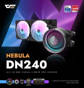 DarkFlash NEBULA DN 240 ARGB LIQUID CPU COOLER BLACK/WHITE - Zapcart Technology Qatar