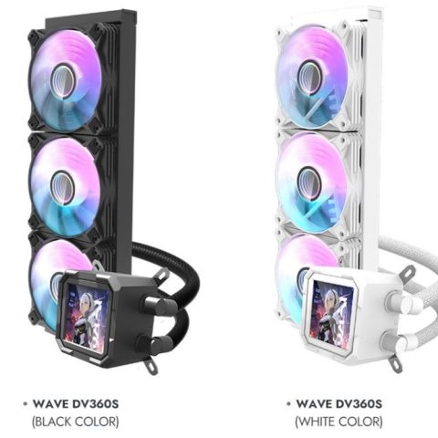 DarkFlash WAVE DV 360S ARGB LIQUID CPU COOLER BLACK / WHITE - Zapcart Technology Qatar