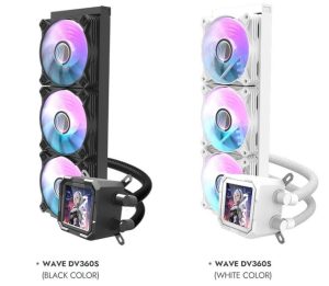 DarkFlash WAVE DV 360S ARGB LIQUID CPU COOLER BLACK / WHITE - Zapcart Technology Qatar