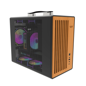 DarkFlash WD200 WOOD VENEER PANEL M-ATX PC CASE - Zapcart Technology Qatar