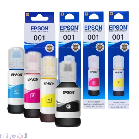 EPSON 001 Ink Bottle (L4150, L4160, L4260, L4360, L6160, L6170, L6270, L6190, L6290, L6370, L6390, L14150) - Zapcart Technology Qatar