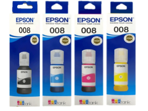 EPSON 008 Ink Bottle (L15150, L6550, L6460, L6490, L15160, L6580, M15140, M15180) - Zapcart Technology Qatar