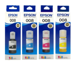 EPSON 008 Ink Bottle (L15150, L6550, L6460, L6490, L15160, L6580, M15140, M15180) - Zapcart Technology Qatar