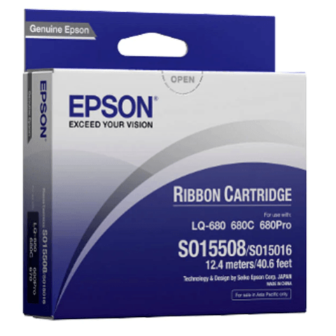 EPSON C13S015508 Ribbon Cartridge Black (LQ-2500+/2550/LQ-670/680/680Pro/1060) - Zapcart Technology Qatar