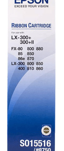 EPSON C13S015516 Ribbon Cartridge Black (LX-300/300+/300+II/400/800/850/FX-800/850/880+) - Zapcart Technology Qatar