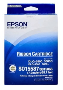 EPSON C13S015587 Ribbon Cartridge Black (DLQ-3000/3000+/3500) - Zapcart Technology Qatar