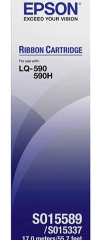 EPSON C13S015589 Ribbon Cartridge Black (LQ- 590 / 590II / 590IIN) - Zapcart Technology Qatar