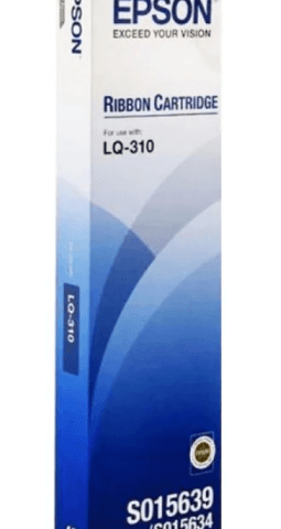 EPSON C13S015639 Ribbon Cartridge Black (LQ-310) - Zapcart Technology Qatar
