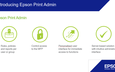 Epson Print Admin Software Server/Serverless/Advanced Workflow - Zapcart Technology Qatar