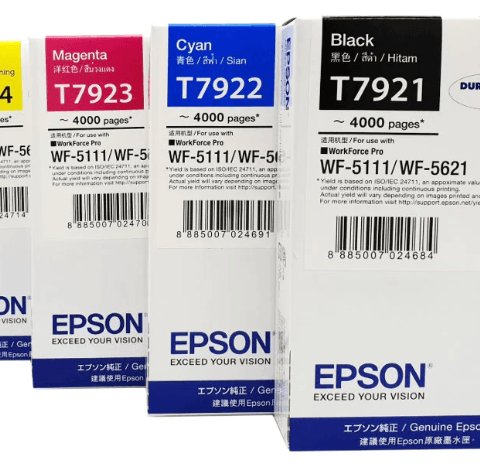 EPSON T792 DuraBrite Ultra Ink (WF5621/5111) - Zapcart Technology Qatar