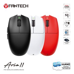 Fantech Aria II XD7V2 Series with Pixart 3395 Sensor, Up to 8K Polling Rate - Zapcart Technology Qatar