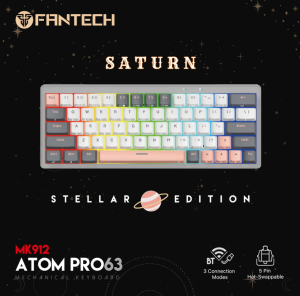 FANTECH-ATOM PRO 63 KEY WIRELESS GAMING KEYBOARD (SATURN) - Zapcart Technology Qatar