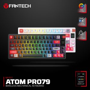FANTECH ATOM PRO79 MK917 WIRELESS MECHANICAL GAMING KEYBOARD – TRI-MODE CONNECTION - Zapcart Technology Qatar
