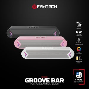 Fantech Bluetooth Portable Gaming Speaker Groove Bar BS160 (6w) - Zapcart Technology Qatar
