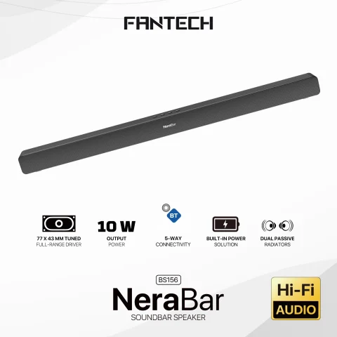 FANTECH BS156 NeraBar Soundbar 10W 2.0 Stereo Speaker - Zapcart Technology Qatar